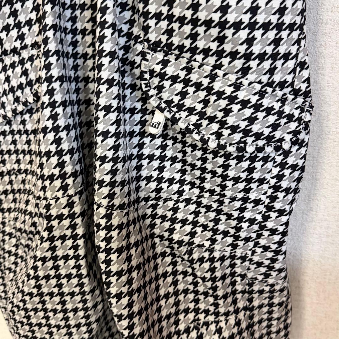 【レア】千鳥柄 スノボ つなぎ レディースS m オールインワン 防寒 雪山