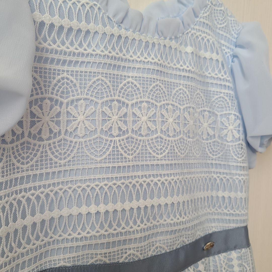 【再値下げ】ANNA SUI Mini 水色ドレス 130サイズ