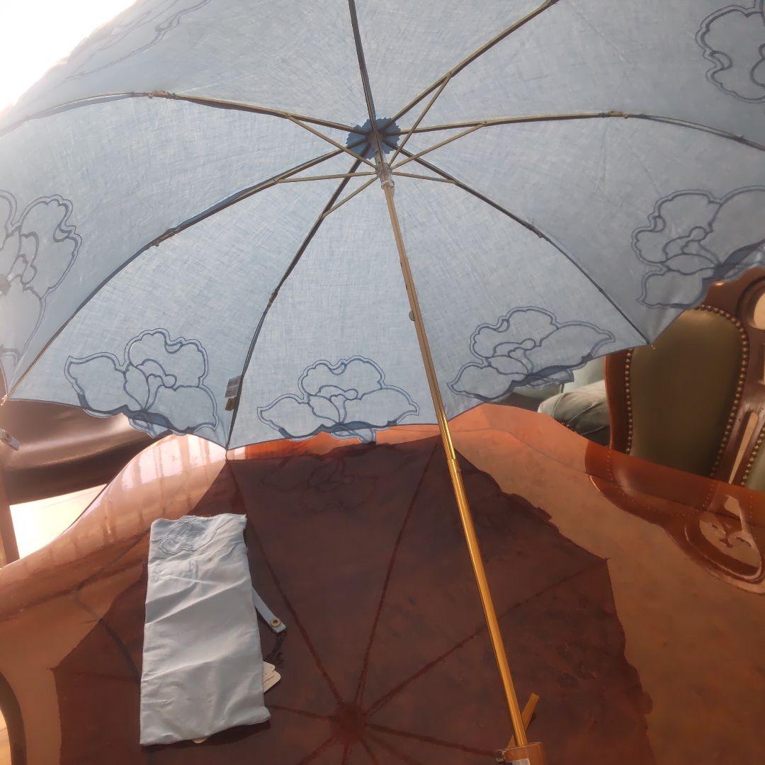 LEONARD レオナール UVカット 晴雨兼用 折りたたみ 日傘 日本製 タグ