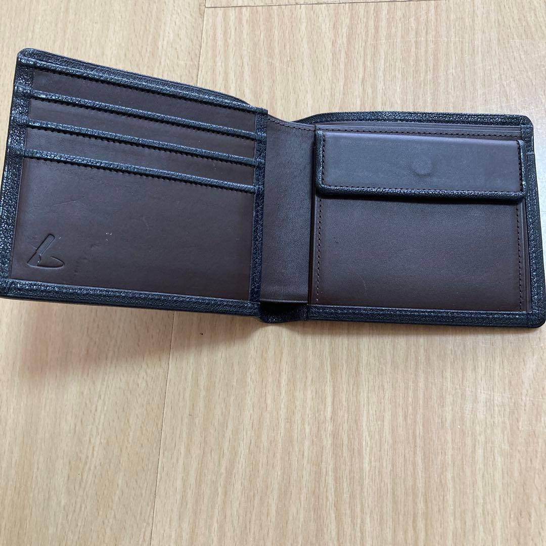 値下げ　早い者勝ち　土屋鞄　メンズ二つ折り財布