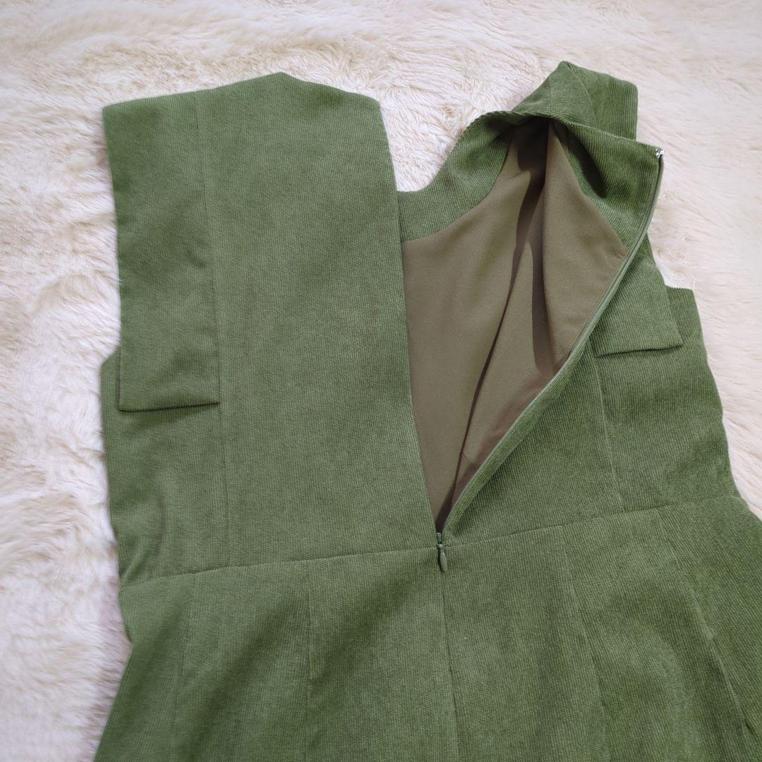 【CLANE クラネ】未使用タグ付　田中みな実　オールインワン　モスグリーン　2