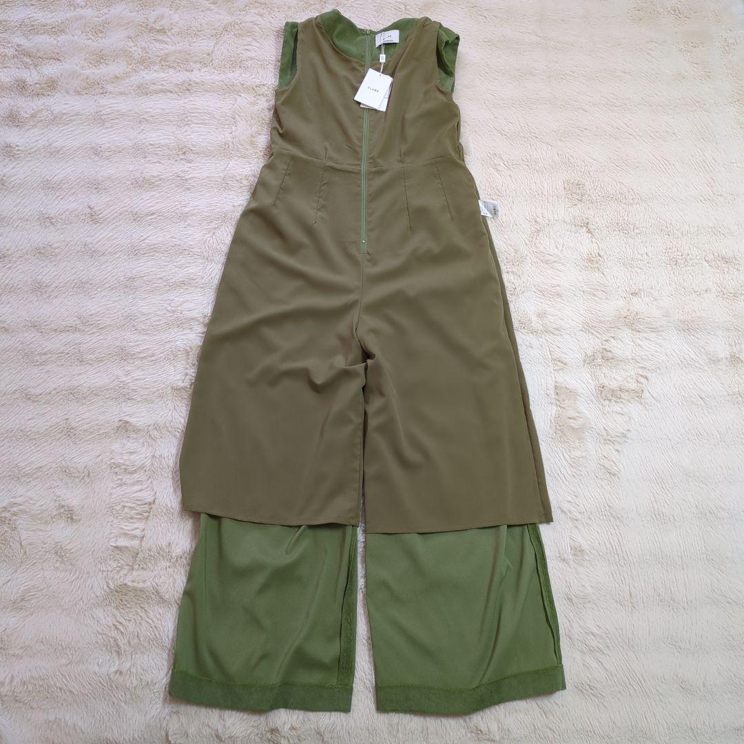 【CLANE クラネ】未使用タグ付　田中みな実　オールインワン　モスグリーン　2