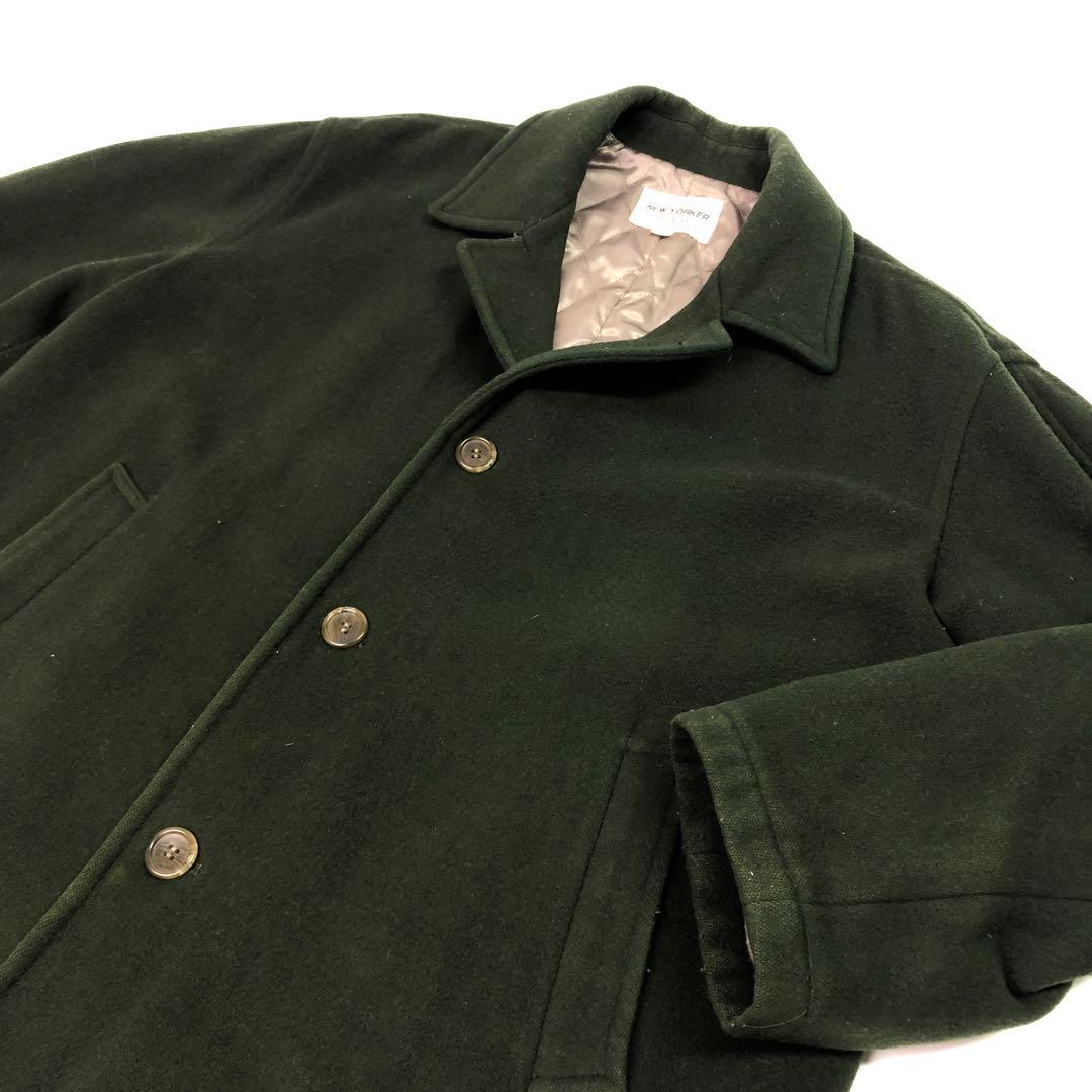 【90's】NEW YORKER Legend メルトンジャケット ハーフコート