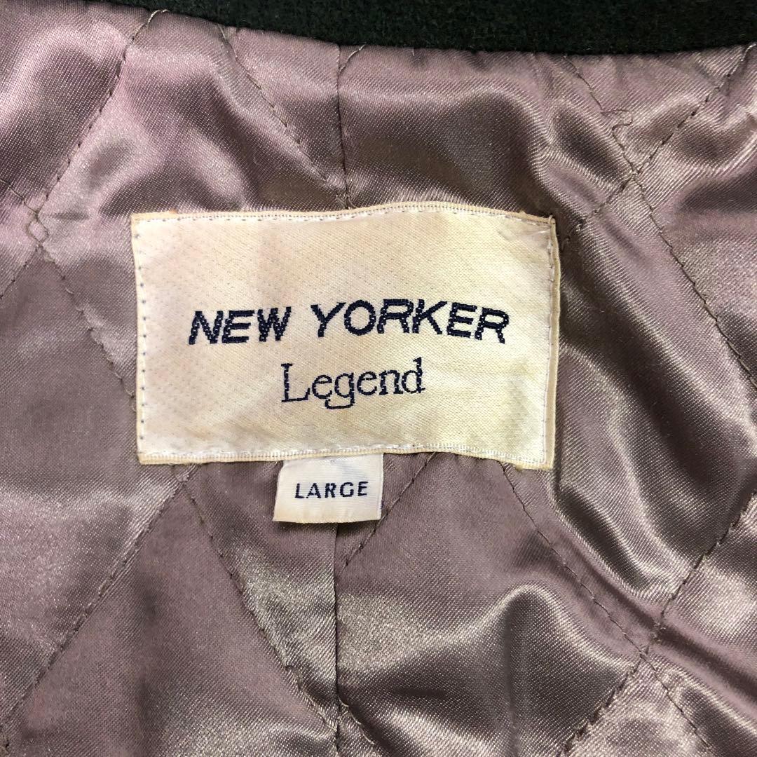 【90's】NEW YORKER Legend メルトンジャケット ハーフコート