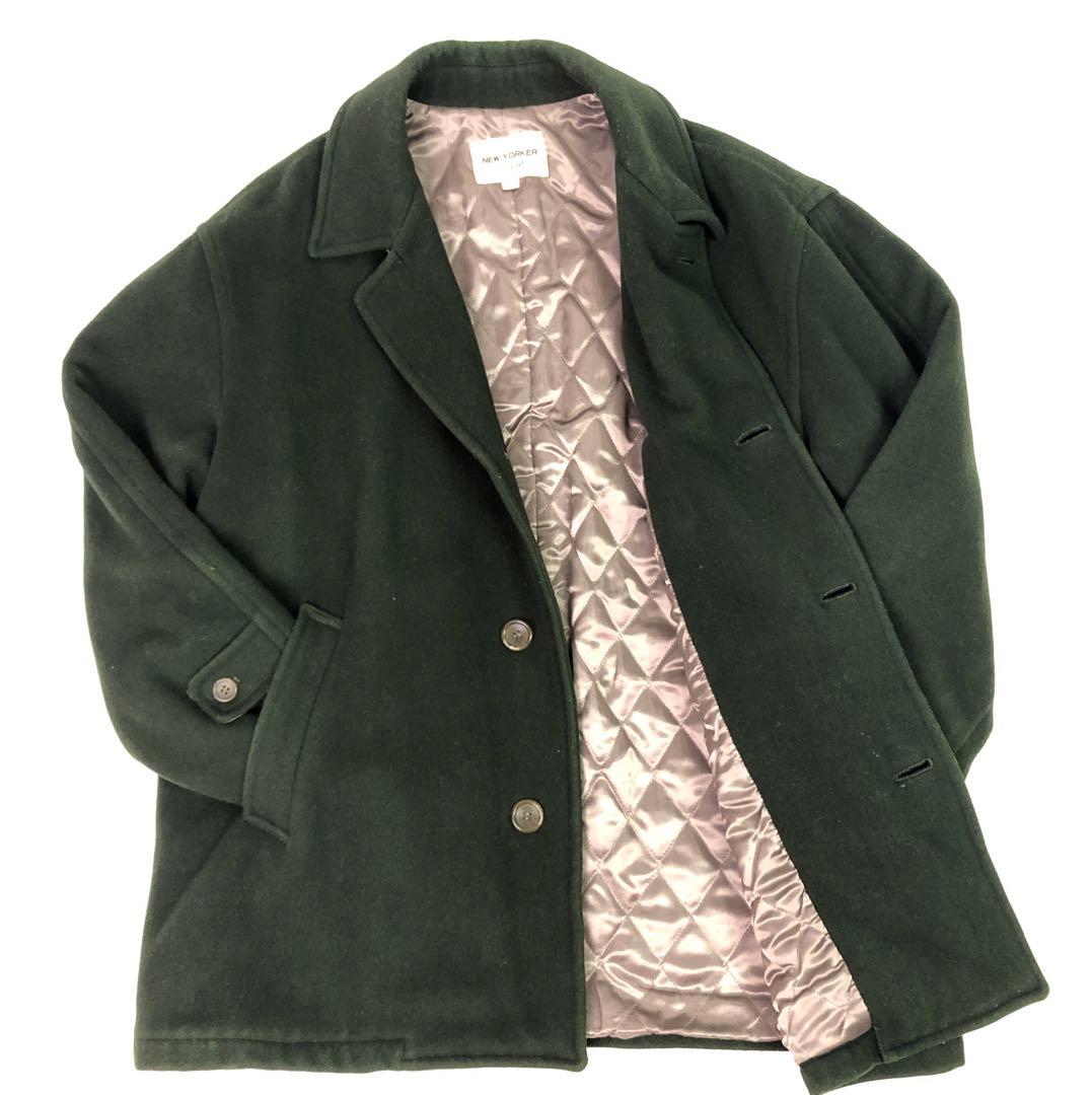 【90's】NEW YORKER Legend メルトンジャケット ハーフコート