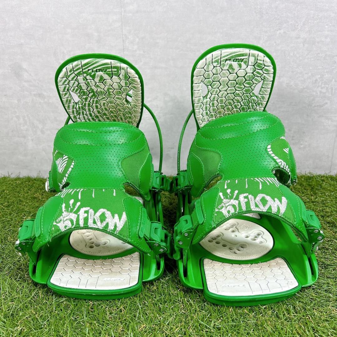 FLOW ビンディング　フロー　Mサイズ　グリーン　バインディング　スノーボード