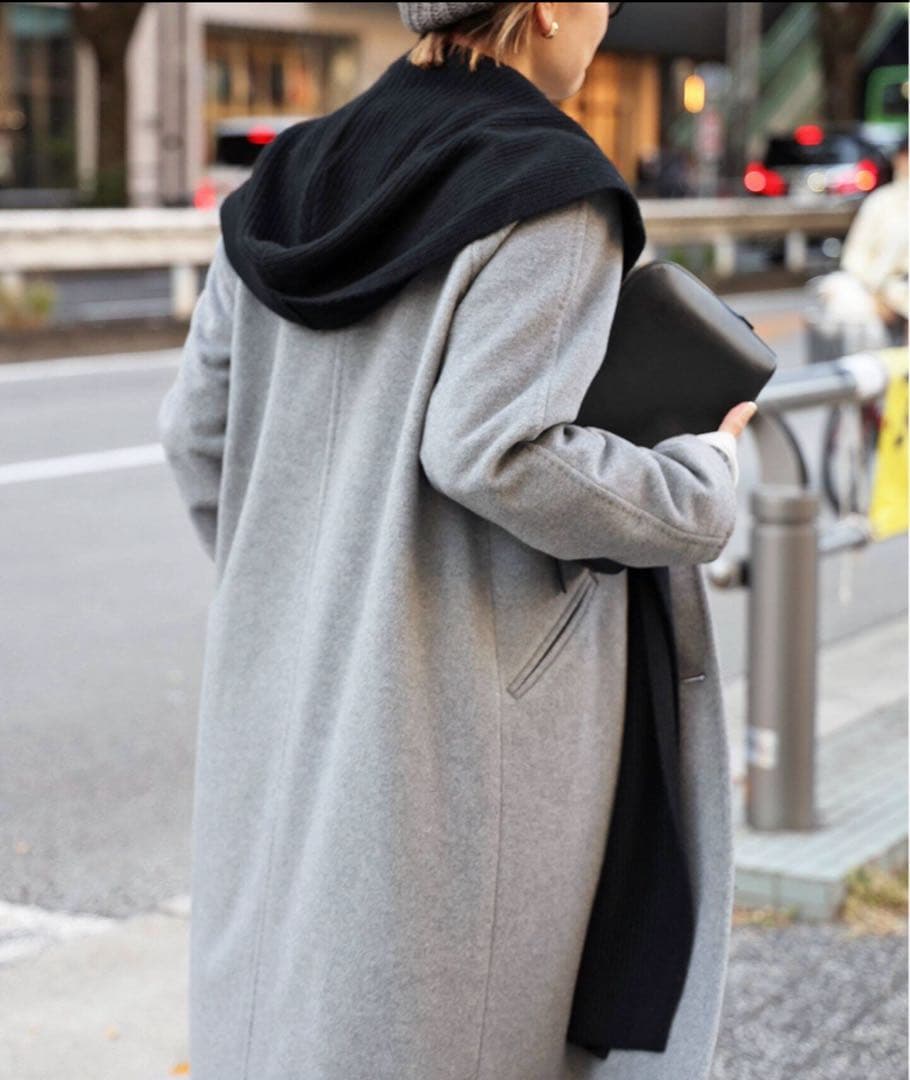 【新品】バイマレーネビルガー フーディスカーフ 黒 ドゥーズィーエムクラス