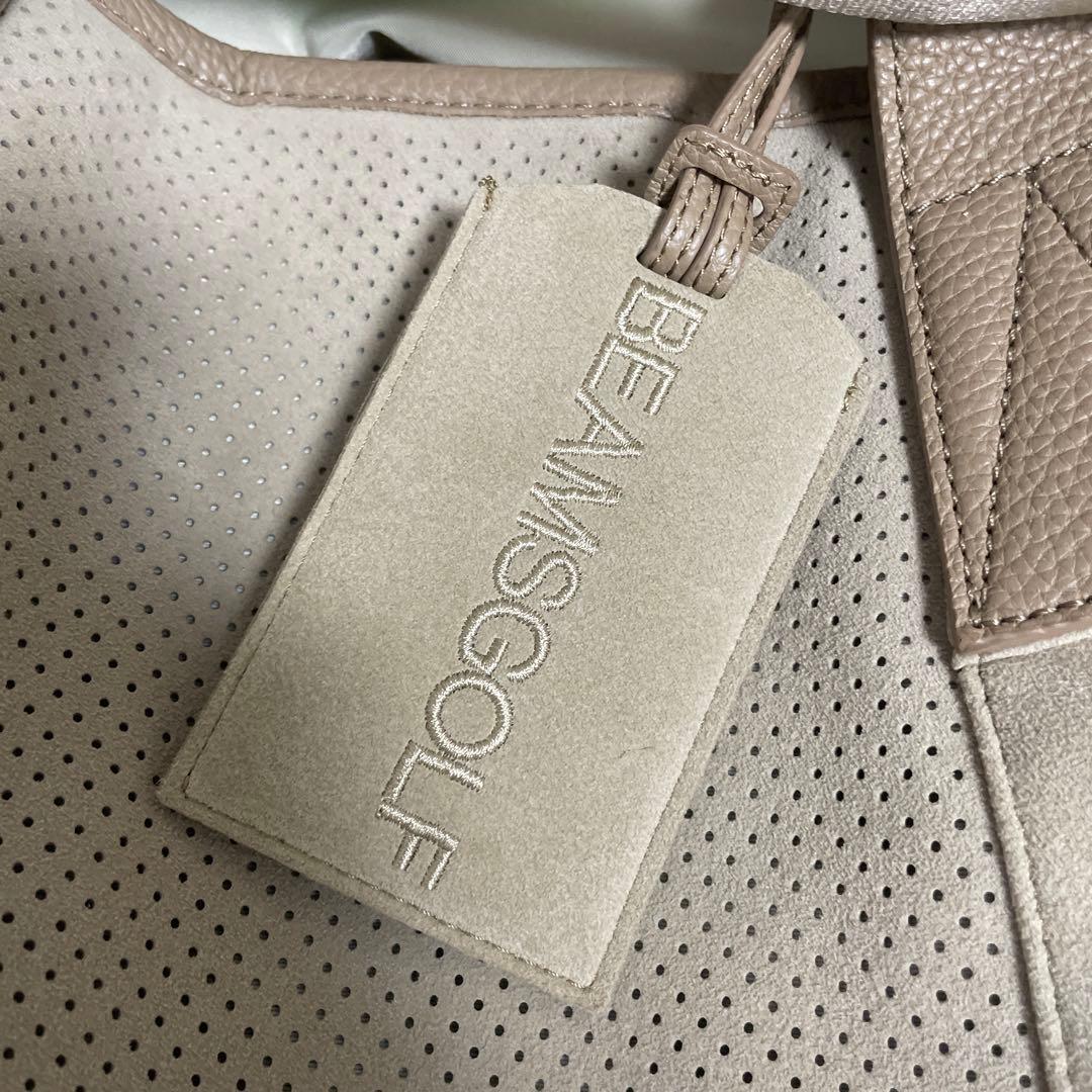 ビームスゴルフ　スウェード　ボストンバッグ