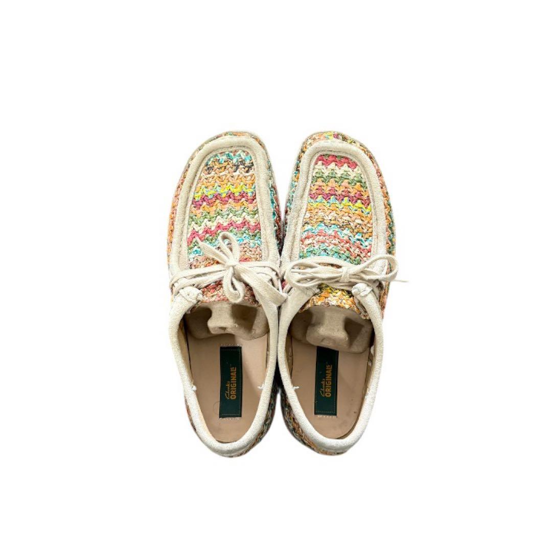 Clarks Wallabee Multi Raffia クラークス　ワラビー
