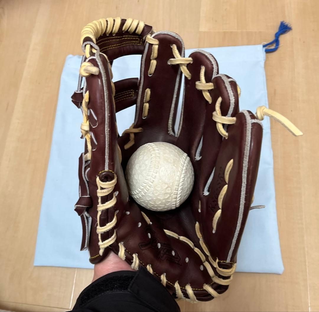 スラッガー 硬式グローブ 右投げ用 ダークブラウン高校野球対応