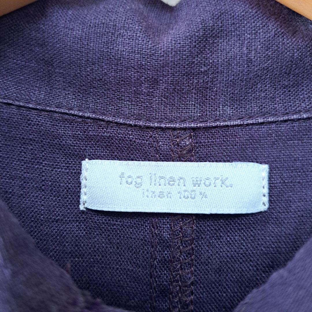 美品 fog linen work フォグリネンワーク リネンワンピース 麻