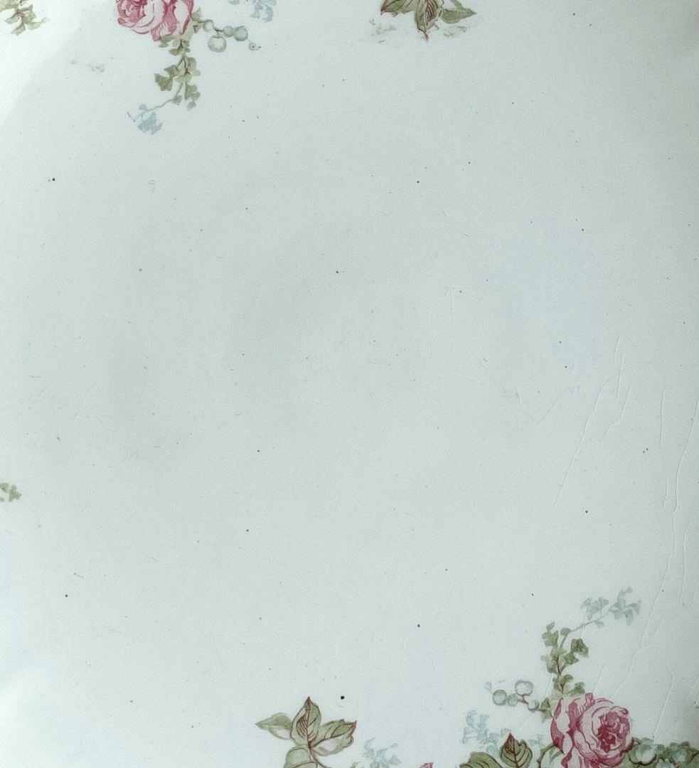 希少　美品　サンタマン　鈴蘭　薔薇　コンポティエ　フランスアンティーク