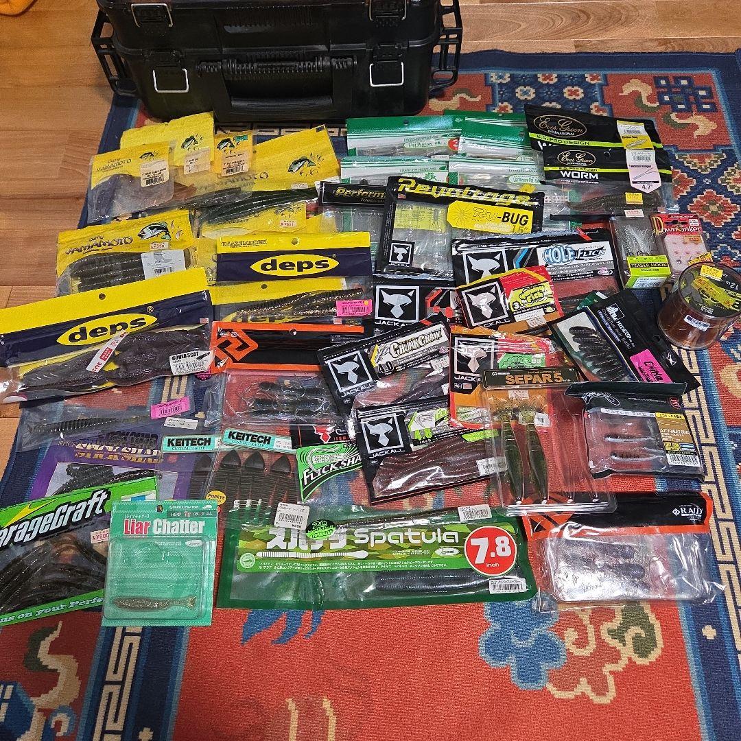 バス釣り引退セット ルアー、ワーム、仕掛け
