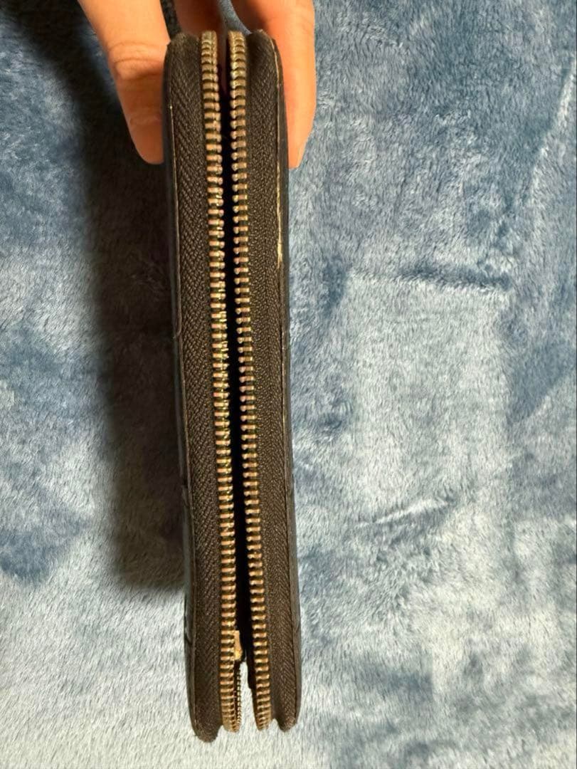 Louis Vuitton ブラック長財布と小銭入れセット