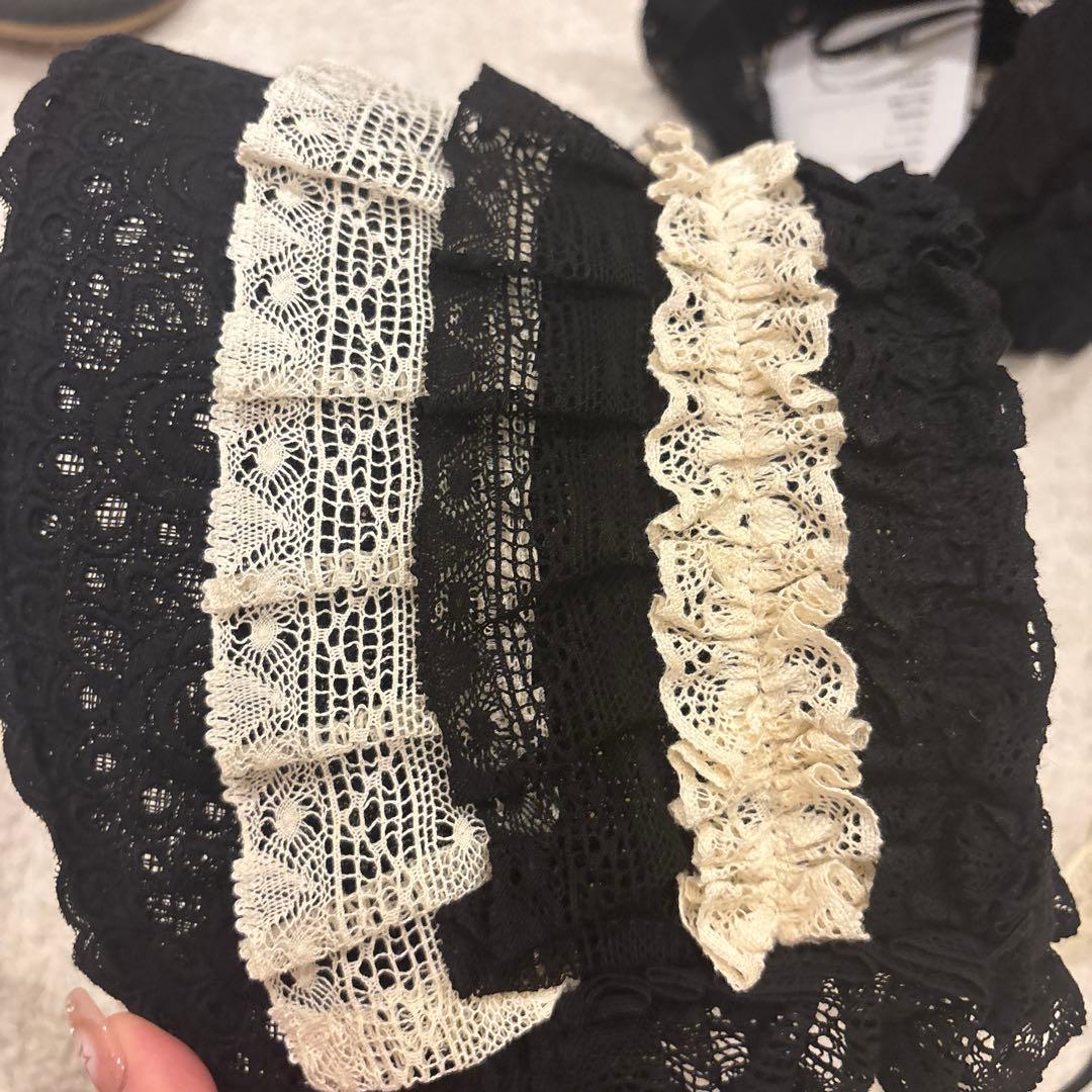 星箱works サマーピクニック 2wayボンネット 黒x 生成　美品