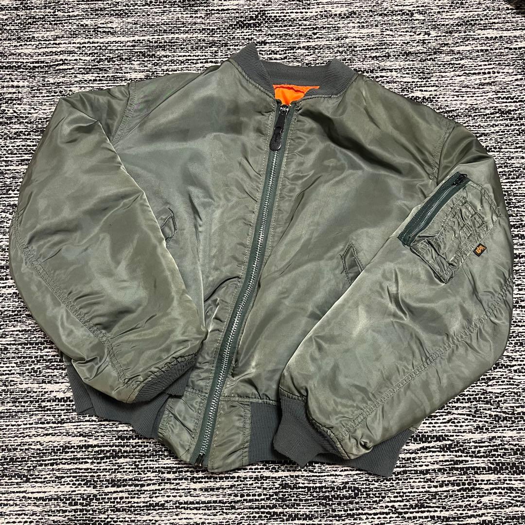 Alpha MA-1 フライトジャケット オリーブグリーン