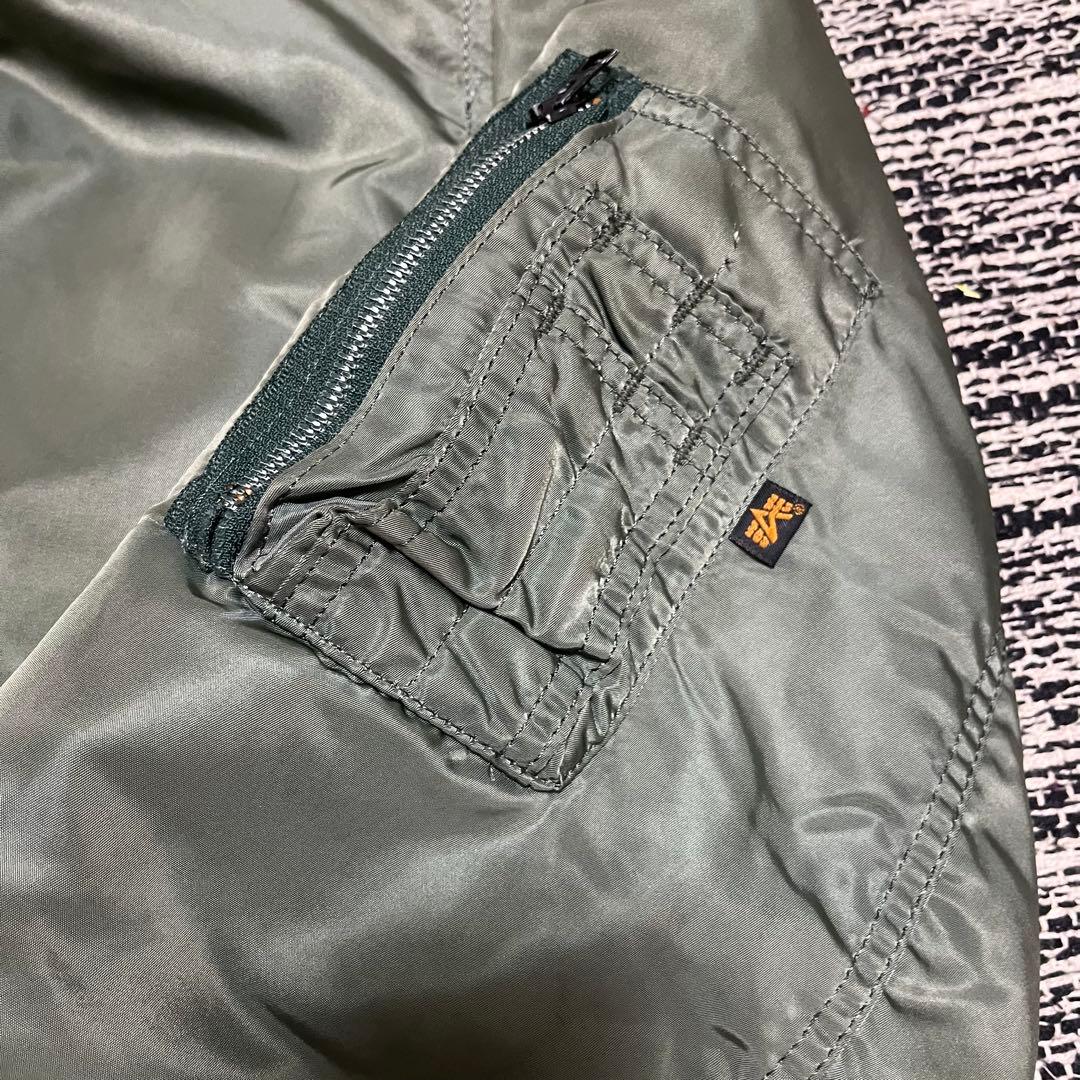 Alpha MA-1 フライトジャケット オリーブグリーン