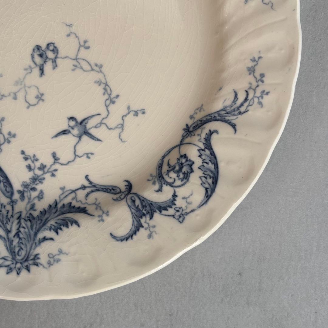 美品 フランスアンティーク ジアンRinceaux ディナープレートB