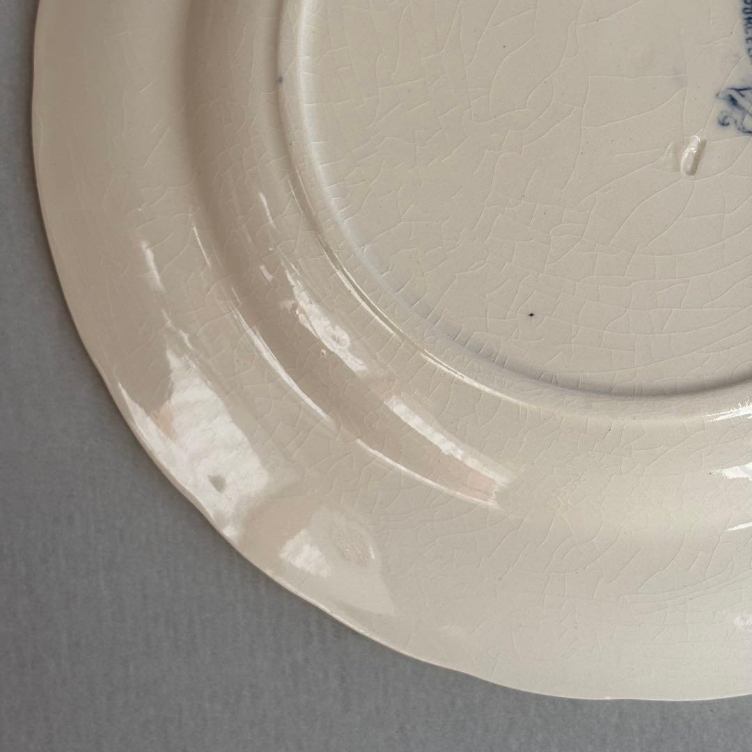 美品 フランスアンティーク ジアンRinceaux ディナープレートB