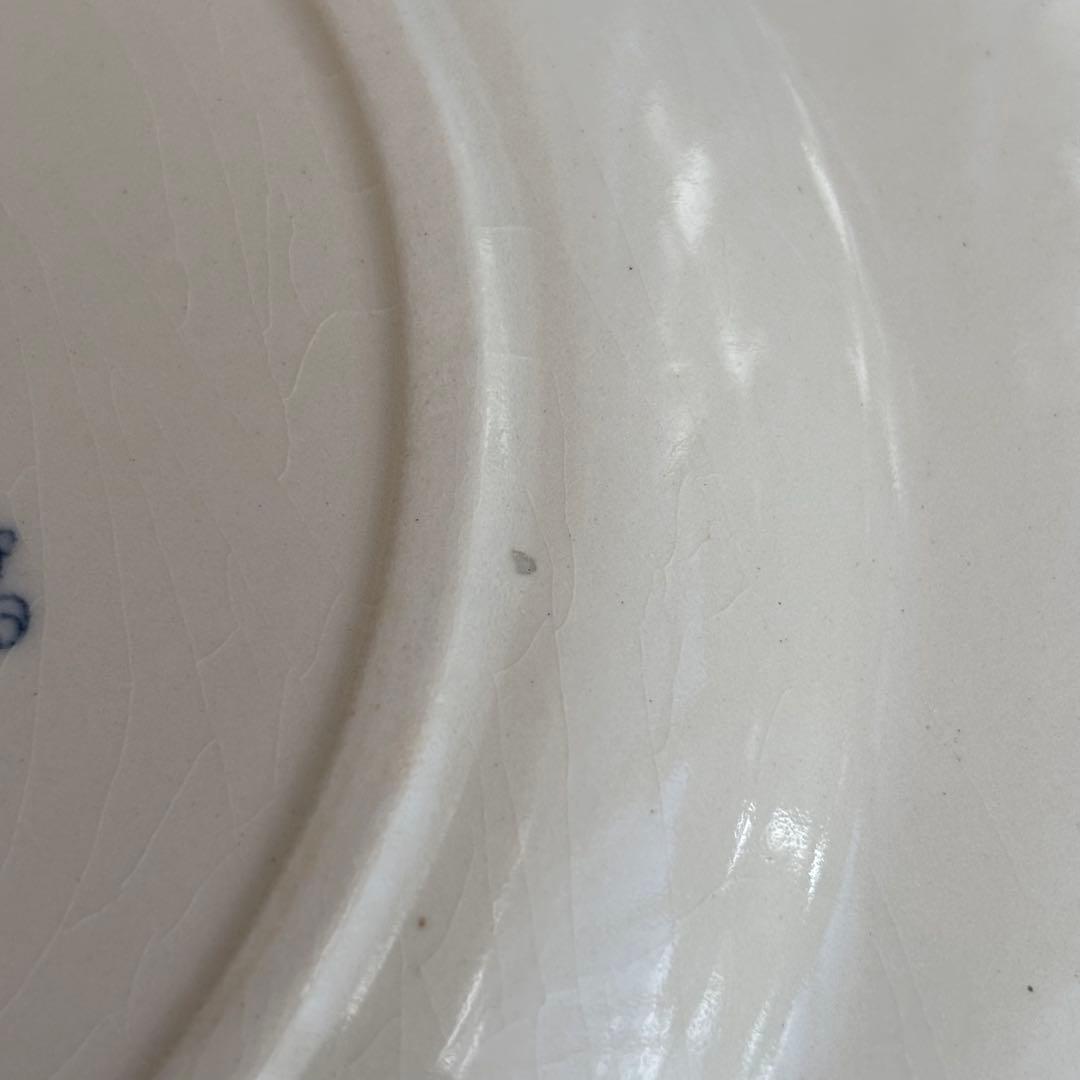 美品 フランスアンティーク ジアンRinceaux ディナープレートB