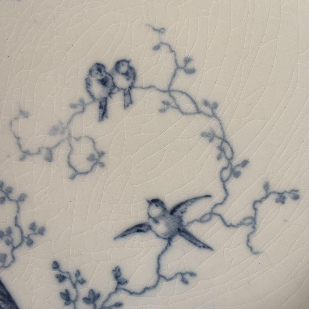 美品 フランスアンティーク ジアンRinceaux ディナープレートB