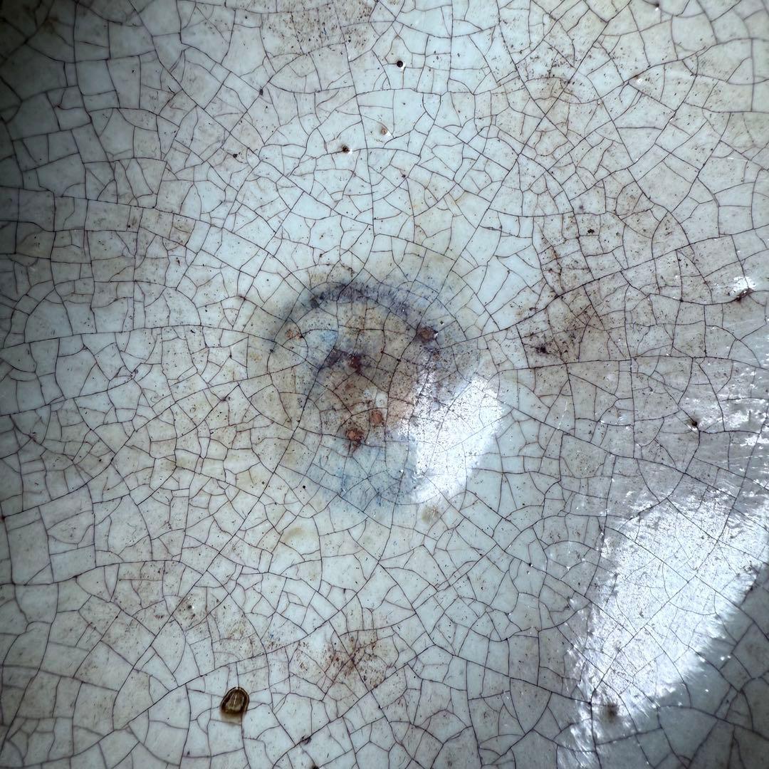 古唐津　班唐津茶碗　共箱　時代物　裏千家　表千家　蒐集家旧蔵品