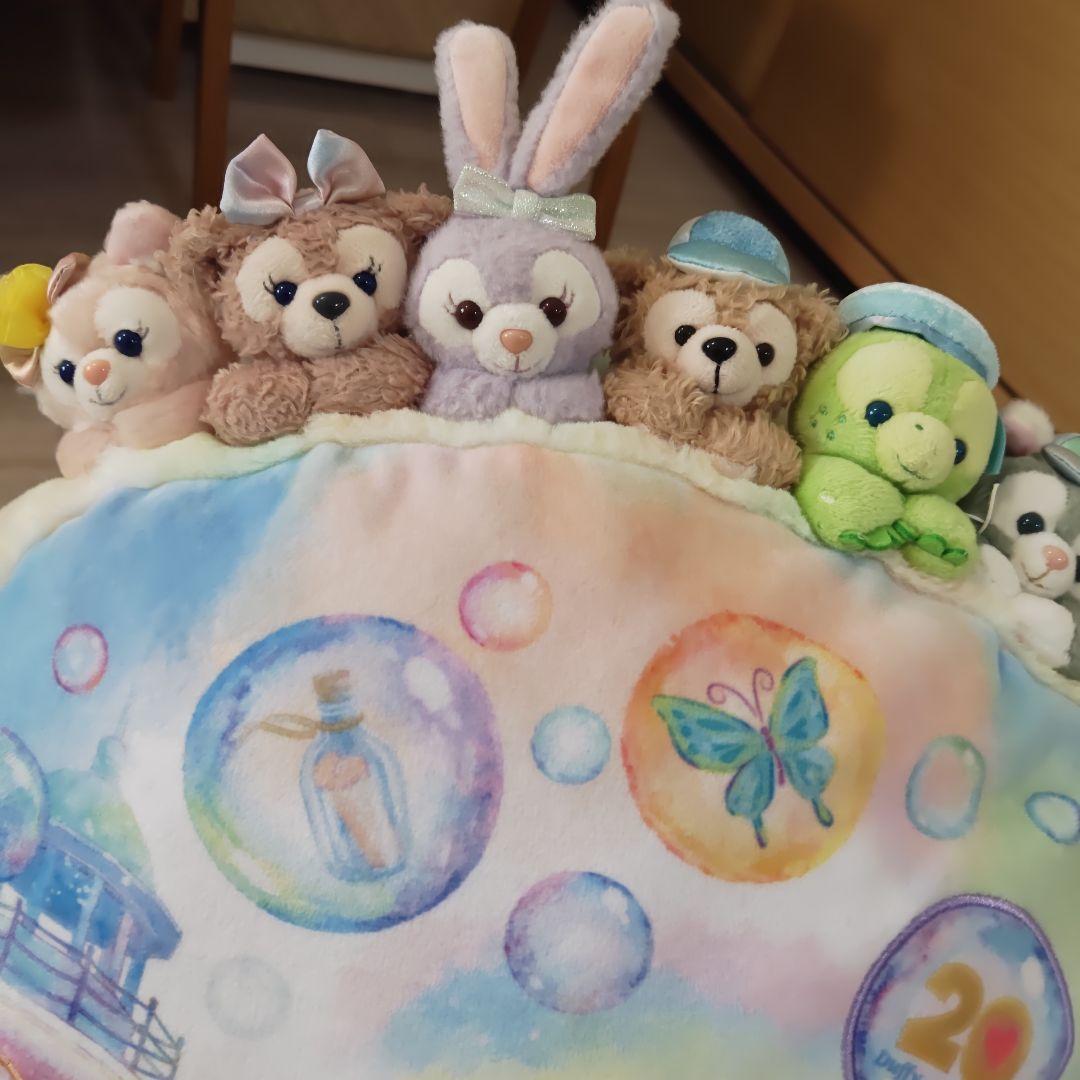 ダッフィー 20周年記念 円形クッション