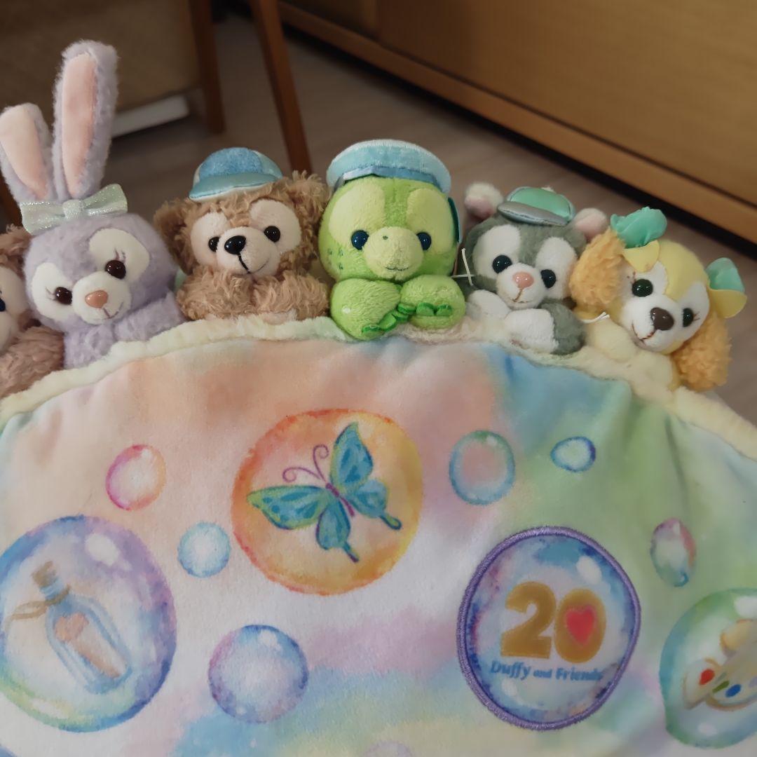 ダッフィー 20周年記念 円形クッション