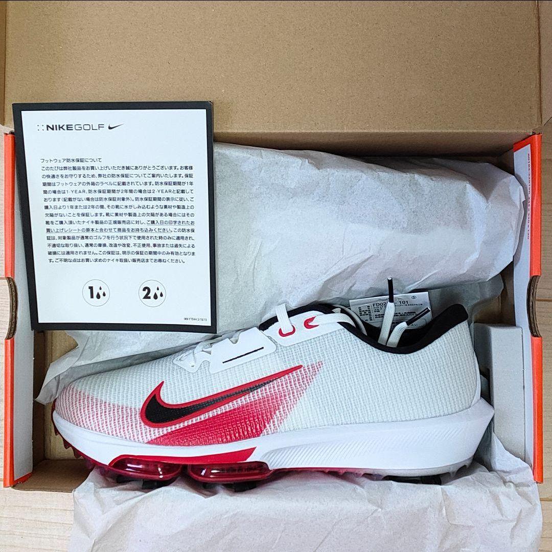 NIKE GOLF エア ズーム インフィニティ ツアー 2W 28cm レッド