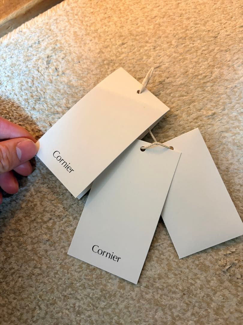 タグ付 コルニエ Cornier TWISTEDTWEED HOODED COA