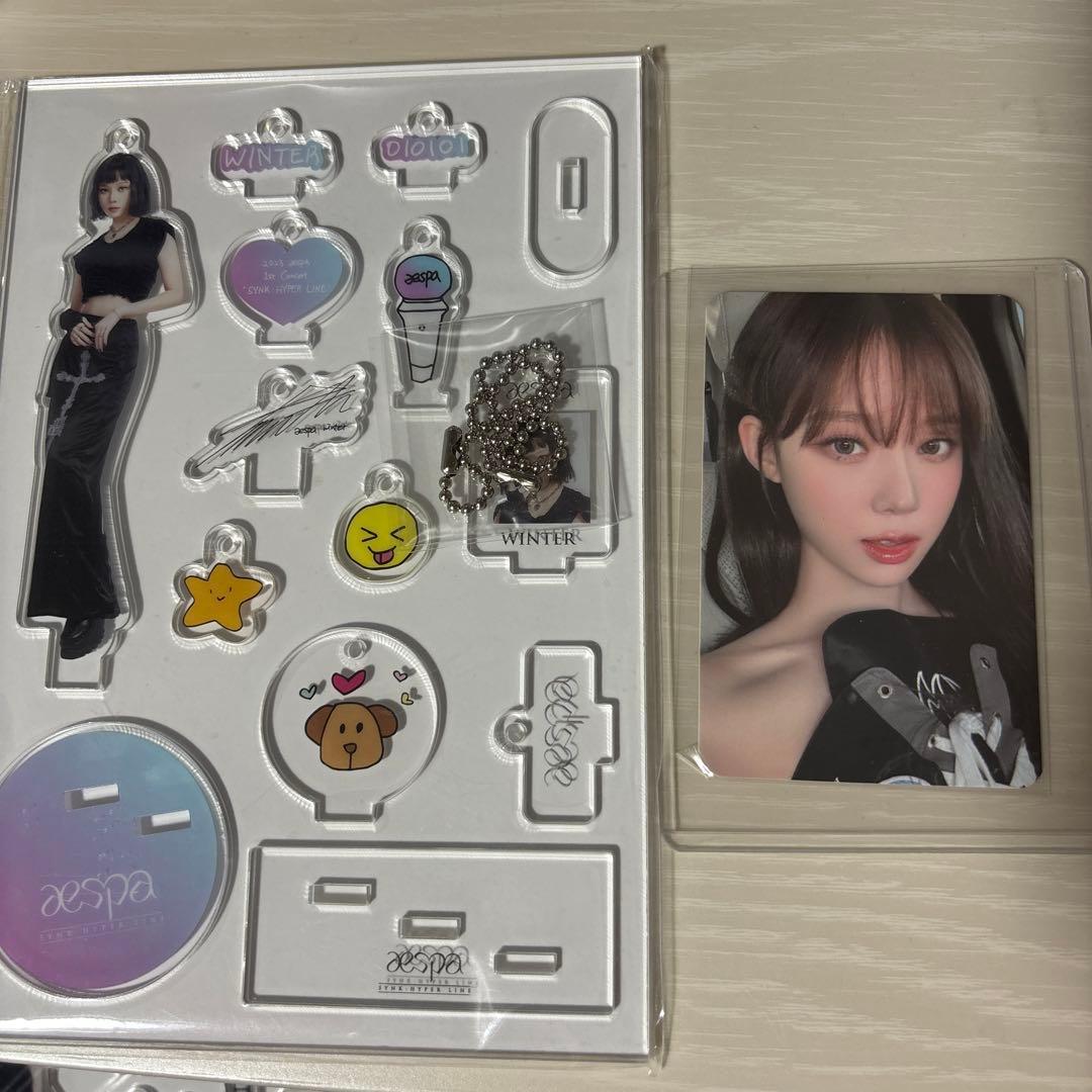 aespa synk hyper line アクスタ ウィンター トレカ