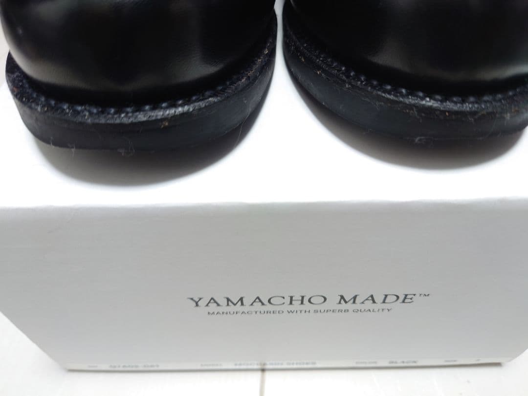 YAMACHO MADE モカシンシューズ ブラック 7