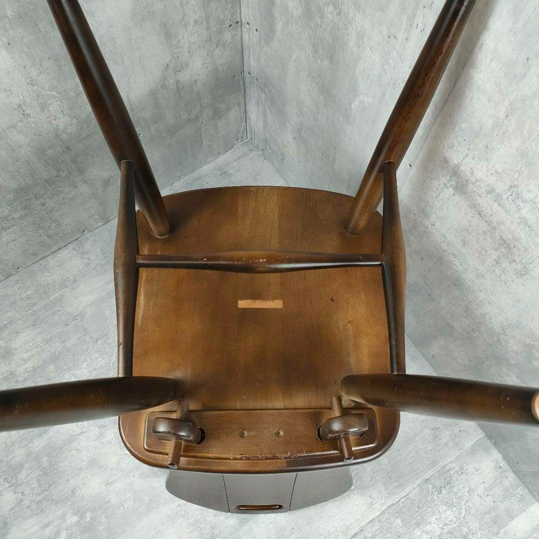 【ラスト！】カリモク ルスティック ダイニングチェア 2脚セット ヴィンテージ