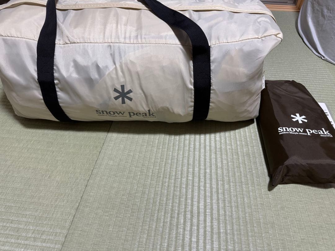 【試し張り】スノーピーク ドックドーム Pro.6 アイボリー グランドシート付