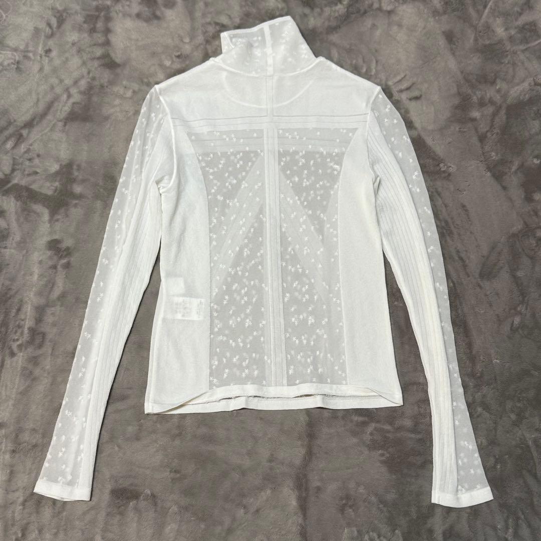 マメクロゴウチ mame kurogouchi シアートップス タートルネック