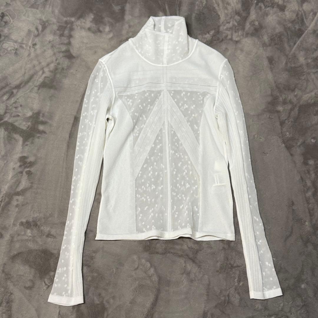 マメクロゴウチ mame kurogouchi シアートップス タートルネック