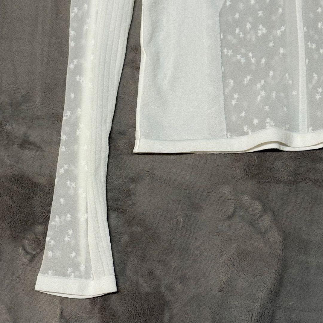 マメクロゴウチ mame kurogouchi シアートップス タートルネック