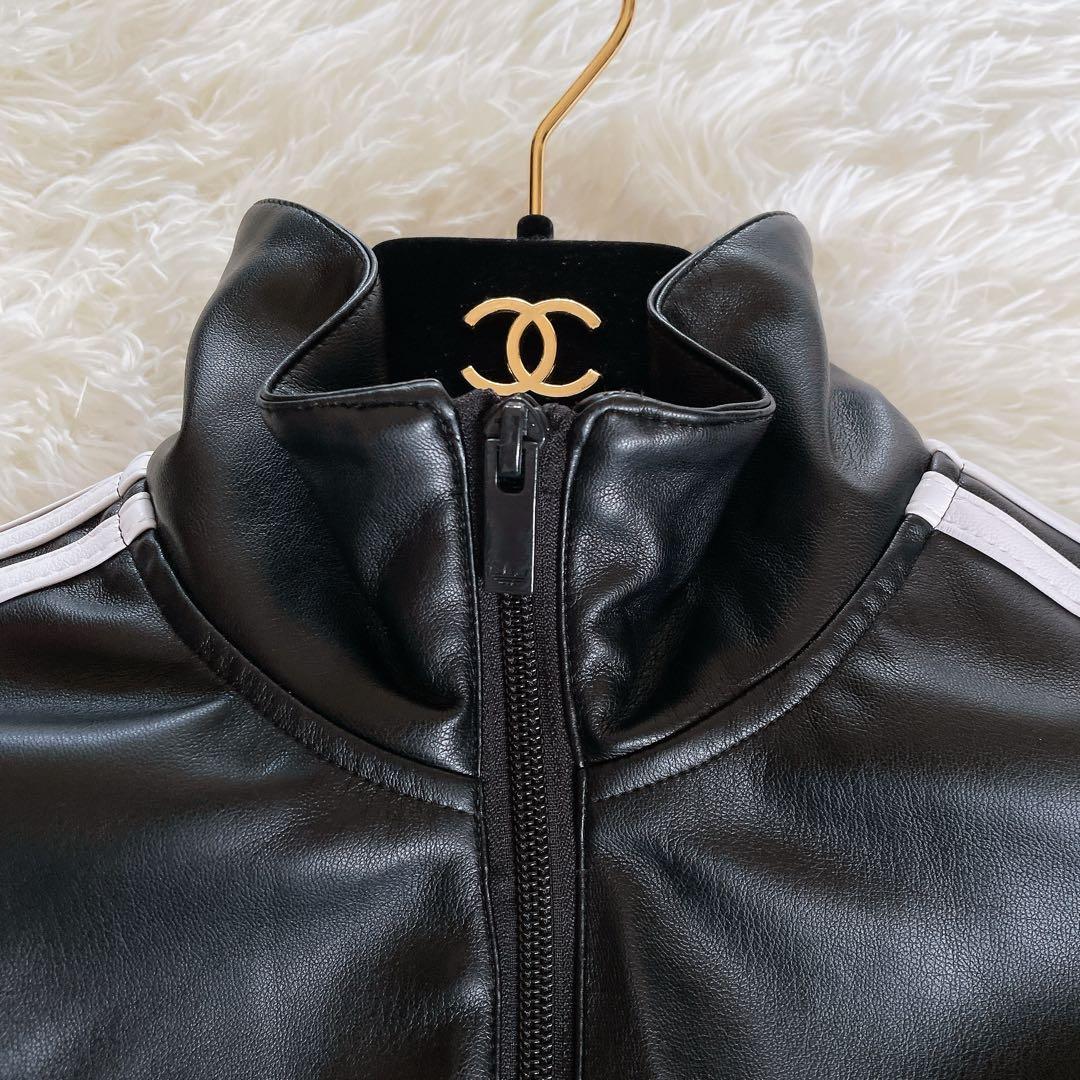 【アディダス】ファイヤーバード プレザー トラックトップ ブラック XSサイズ