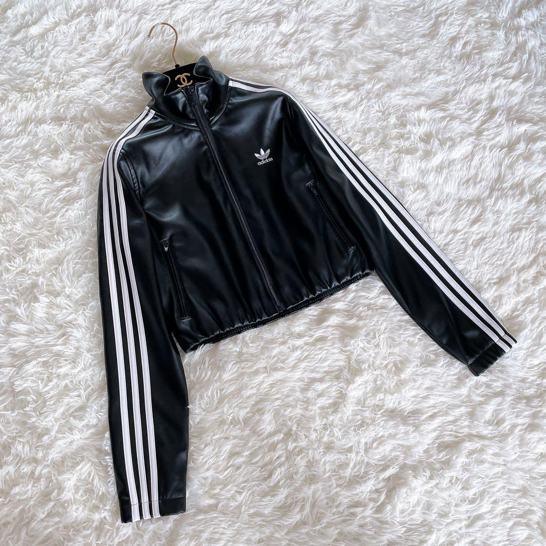 【アディダス】ファイヤーバード プレザー トラックトップ ブラック XSサイズ