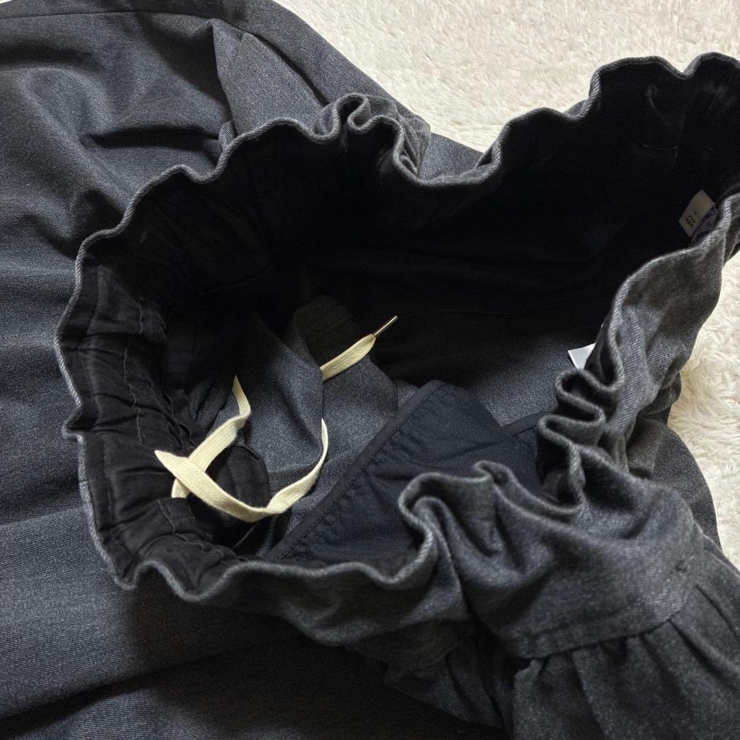 FIR MUM フィルマム　サルエルパンツ　グレー　コットン　ポリエステル