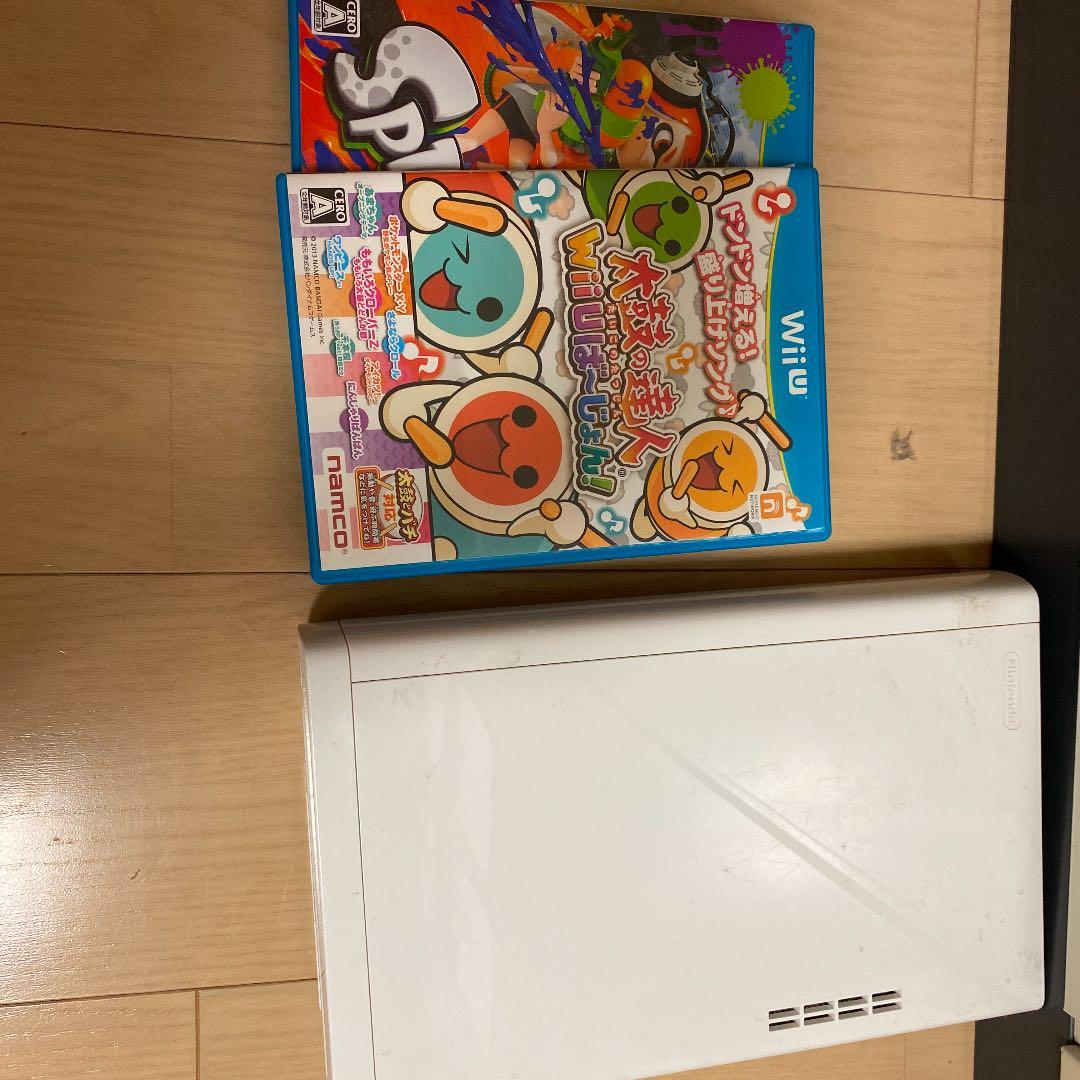 Wii U本体　スプラトゥーン及び太鼓の達人のカセット