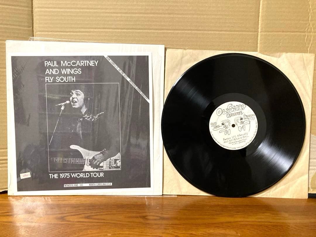 希少 ビンテージ 海賊盤 ポールマッカートニー WINGS レコード 当時物
