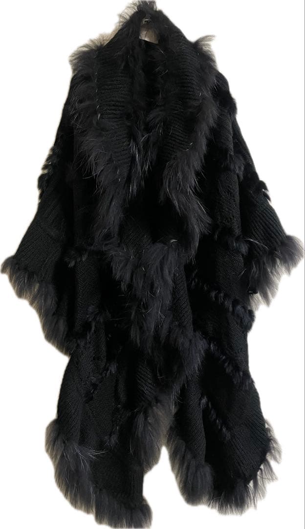 gimmick Fur poncho ポンチョ ジレ ストール goa LGB