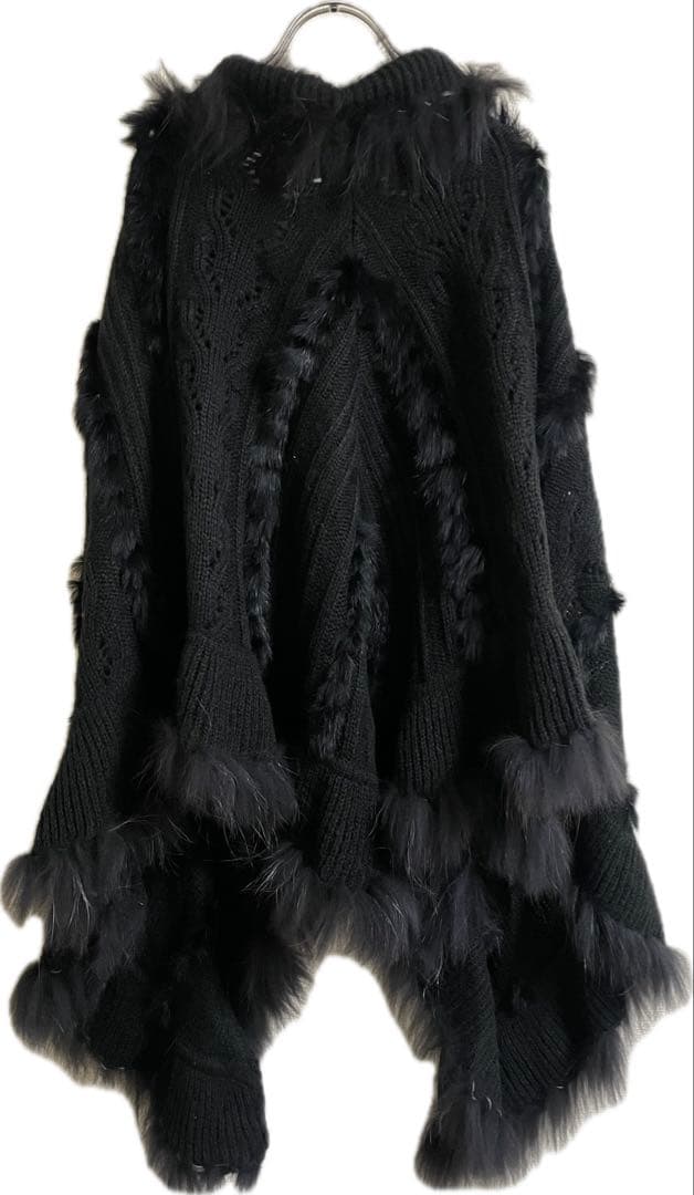 gimmick Fur poncho ポンチョ ジレ ストール goa LGB