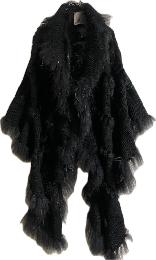 gimmick Fur poncho ポンチョ ジレ ストール goa LGB