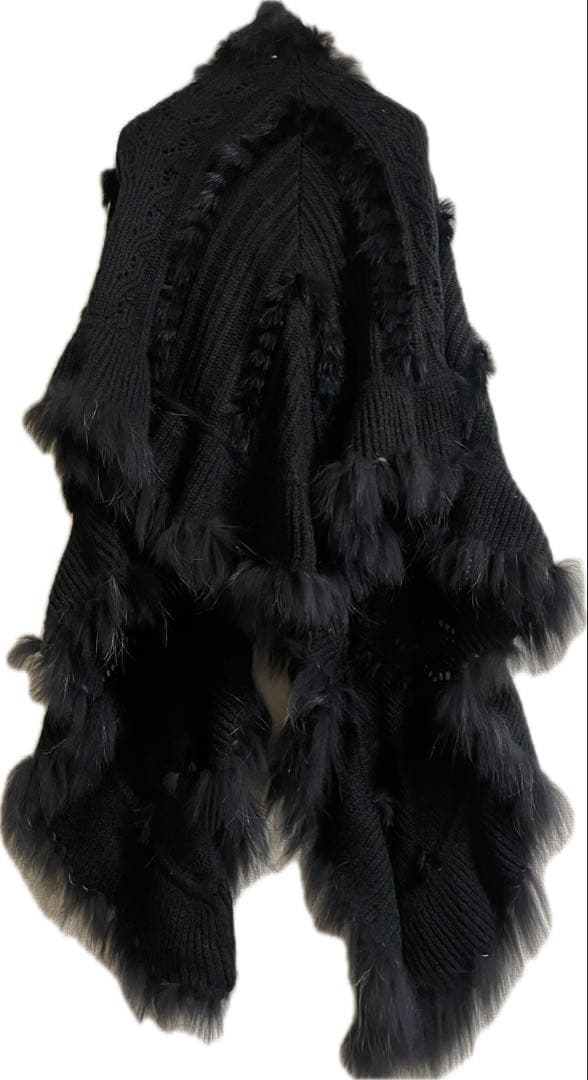 gimmick Fur poncho ポンチョ ジレ ストール goa LGB