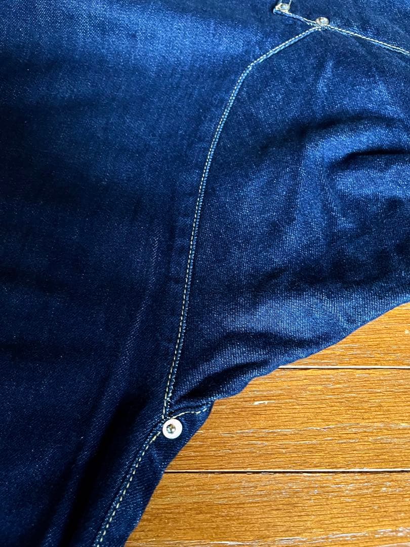 送料無料　GANRYU ガンリュウ　サルエルデニムパンツ