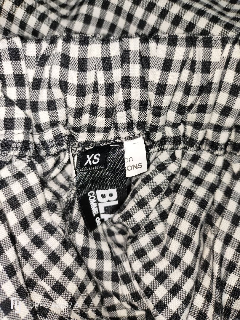 あるさんにこさん専用BLACKCOMMEdesGARCONS ギンガムチェック