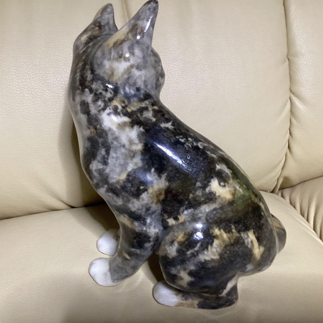 グレーと茶色の模様 が美しい約20cm ケンジントンキャット 小顔でつぶらな瞳