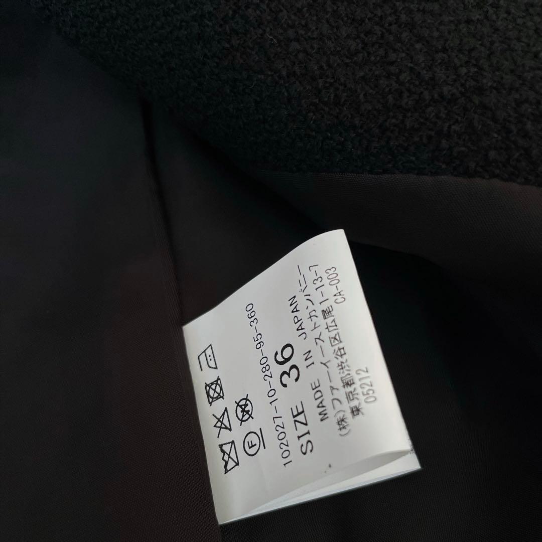 新品未使用　ANAYI アナイ テーラードジャケット ウール　ブラック　36